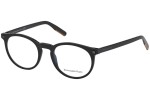 Okulary korekcyjne Zegna EZ5214 001 Okrągłe Czarne