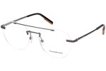 Okulary korekcyjne Zegna EZ5196 008 Okrągłe Szare