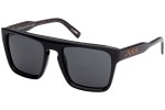 Okulary przeciwsłoneczne Zegna EZ0157 01A Kwadratowe Czarne