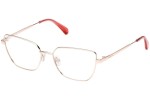 Okulary korekcyjne Max&Co. MO5068 028 Kocie oczy Złote
