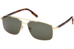Okulary przeciwsłoneczne Zegna EZ0205 30N Pilotki (Aviator) Złote