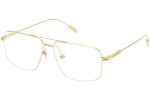 Okulary korekcyjne Zegna EZ5225 030 Kwadratowe Złote