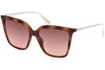 Okulary przeciwsłoneczne Max&Co. MO0043 52F Kwadratowe Havana