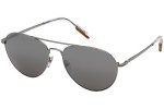 Okulary przeciwsłoneczne Zegna EZ0175 08C Pilotki (Aviator) Srebrne