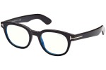 Okulary korekcyjne Tom Ford FT5807-B 001 Okrągłe Czarne