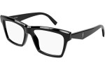Okulary korekcyjne Saint Laurent SLM104 OPT 002 Prostokątne Czarne
