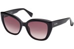 Okulary przeciwsłoneczne Max Mara MM0040 01B Kocie oczy Czarne
