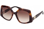 Okulary przeciwsłoneczne Max Mara MM0012 52F Nieregularny Havana