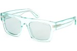 Okulary przeciwsłoneczne Tom Ford Fausto FT0711 84V Flat Top Zielone