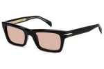 Okulary przeciwsłoneczne David Beckham DB7091/S 7C5/3O Prostokątne Czarne