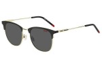Okulary przeciwsłoneczne HUGO HG1208/S I46/IR Browline Czarne