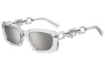 Okulary przeciwsłoneczne Chiara Ferragni CF7015/S MXV/T4 Prostokątne Przezroczyste