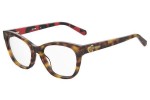Okulary korekcyjne Love Moschino MOL598 GCR Kocie oczy Havana