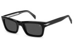Okulary przeciwsłoneczne David Beckham DB7091/S 807/IR Prostokątne Czarne