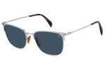 Okulary przeciwsłoneczne David Beckham DB7094/G/S 6LB/KU Browline Srebrne