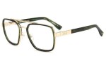 Okulary korekcyjne Dsquared2 D20064 PEF Pilotki (Aviator) Złote