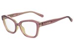 Okulary korekcyjne Love Moschino MOL606/TN 35J Kocie oczy Różowe