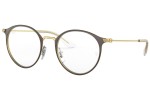 Okulary korekcyjne Ray-Ban Junior RY1053 4078 Okrągłe Brązowe