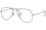 Okulary korekcyjne Ray-Ban Junior Junior Aviator RY1089 4074 Pilotki (Aviator) Niebieskie