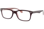 Okulary korekcyjne Ray-Ban The Timeless RX5228 8120 Prostokątne Brązowe