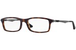 Okulary korekcyjne Ray-Ban RX7017 5200 Prostokątne Havana