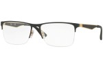 Okulary korekcyjne Ray-Ban RX6335 2890 Kwadratowe Czarne