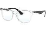 Okulary korekcyjne Ray-Ban RX7066 5943 Kwadratowe Przezroczyste