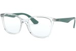 Okulary korekcyjne Ray-Ban RX7066 5994 Kwadratowe Przezroczyste