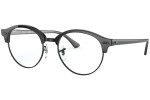 Okulary korekcyjne Ray-Ban Clubround RX4246V 8049 Browline Czarne