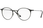 Okulary korekcyjne Ray-Ban RX6378 2904 Okrągłe Czarne