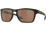 Okulary przeciwsłoneczne Oakley Sylas OO9448-14 Prostokątne Zielone