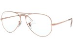 Okulary korekcyjne Ray-Ban Aviator RX6489 3094 Pilotki (Aviator) Złote