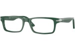 Okulary korekcyjne Persol PO3050V 1171 Prostokątne Zielone