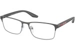 Okulary korekcyjne Prada Linea Rossa PS50PV 12H1O1 Prostokątne Szare