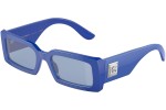 Okulary przeciwsłoneczne Dolce & Gabbana DG4416 337833 Prostokątne Niebieskie
