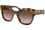 Okulary przeciwsłoneczne Prada PR17ZS VAU6S1 Kwadratowe Havana