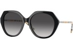 Okulary przeciwsłoneczne Burberry Vanessa BE4375 38538G Oversize Czarne