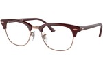 Okulary korekcyjne Ray-Ban Clubmaster RX5154 8230 Browline Czerwone