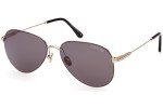 Okulary przeciwsłoneczne Tom Ford FT0993 28A Pilotki (Aviator) Złote