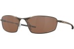 Okulary przeciwsłoneczne Oakley Whisker OO4141-13 Polarized Prostokątne Brązowe