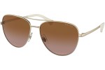 Okulary przeciwsłoneczne Ralph by Ralph Lauren RA4139 911613 Pilotki (Aviator) Złote
