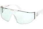 Okulary przeciwsłoneczne Moncler ML0247 21N Pojedyncze | Shield Białe