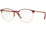 Okulary korekcyjne Ray-Ban RX6375 2982 Okrągłe Czerwone