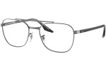 Okulary korekcyjne Ray-Ban RX6485 2502 Kwadratowe Srebrne