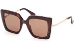 Okulary przeciwsłoneczne Max Mara MM0051 54S Kocie oczy Havana