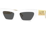 Okulary przeciwsłoneczne Versace VE4432U 401/87 Kocie oczy Białe