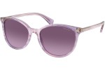 Okulary przeciwsłoneczne Ralph by Ralph Lauren RA5296 60368H Okrągłe Fioletowe