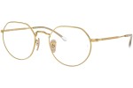 Okulary przeciwsłoneczne Ray-Ban Jack RB3565 001/GG Okrągłe Złote