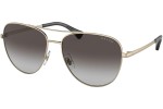 Okulary przeciwsłoneczne Ralph by Ralph Lauren RA4139 91168G Pilotki (Aviator) Złote
