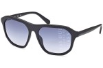 Okulary przeciwsłoneczne Guess GU00057 02W Kwadratowe Czarne